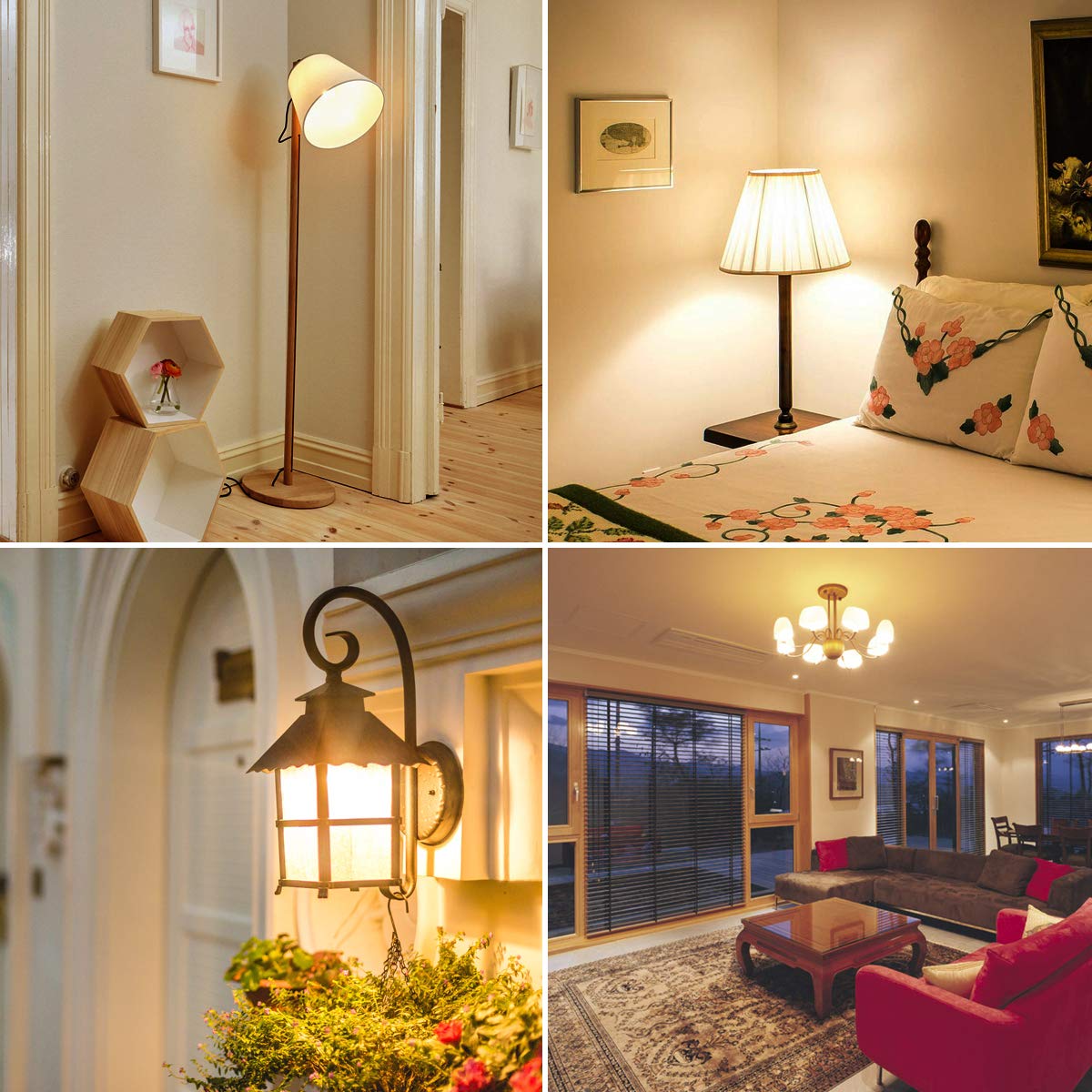 LE 100W Equivalent LED Light Bulbs, 14W 1500 Lumens 2700K Warm White Non-Dimmable, A19 E26 Standard Base, 10000 Hour Lifetime, Pack of 6 - Image 3