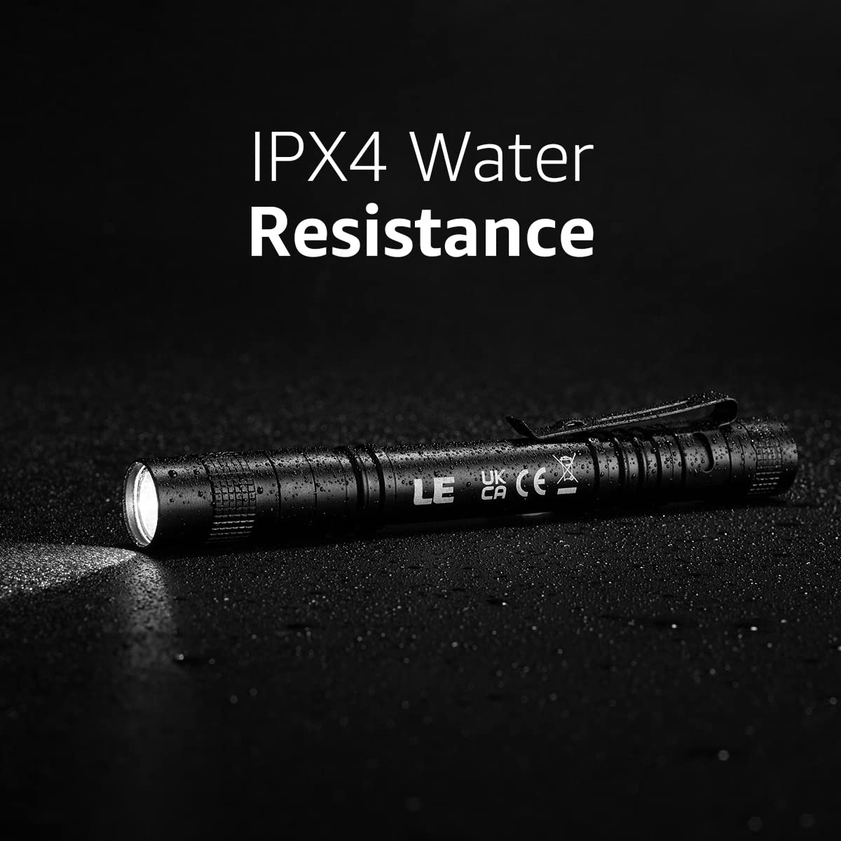 LE LED Pen Flashlights, Lightweight, Mini, Waterproof Pocket Flashlight with Clip, 2 Pack Small Flashlights for Inspection, Work, Emergency - Image 4