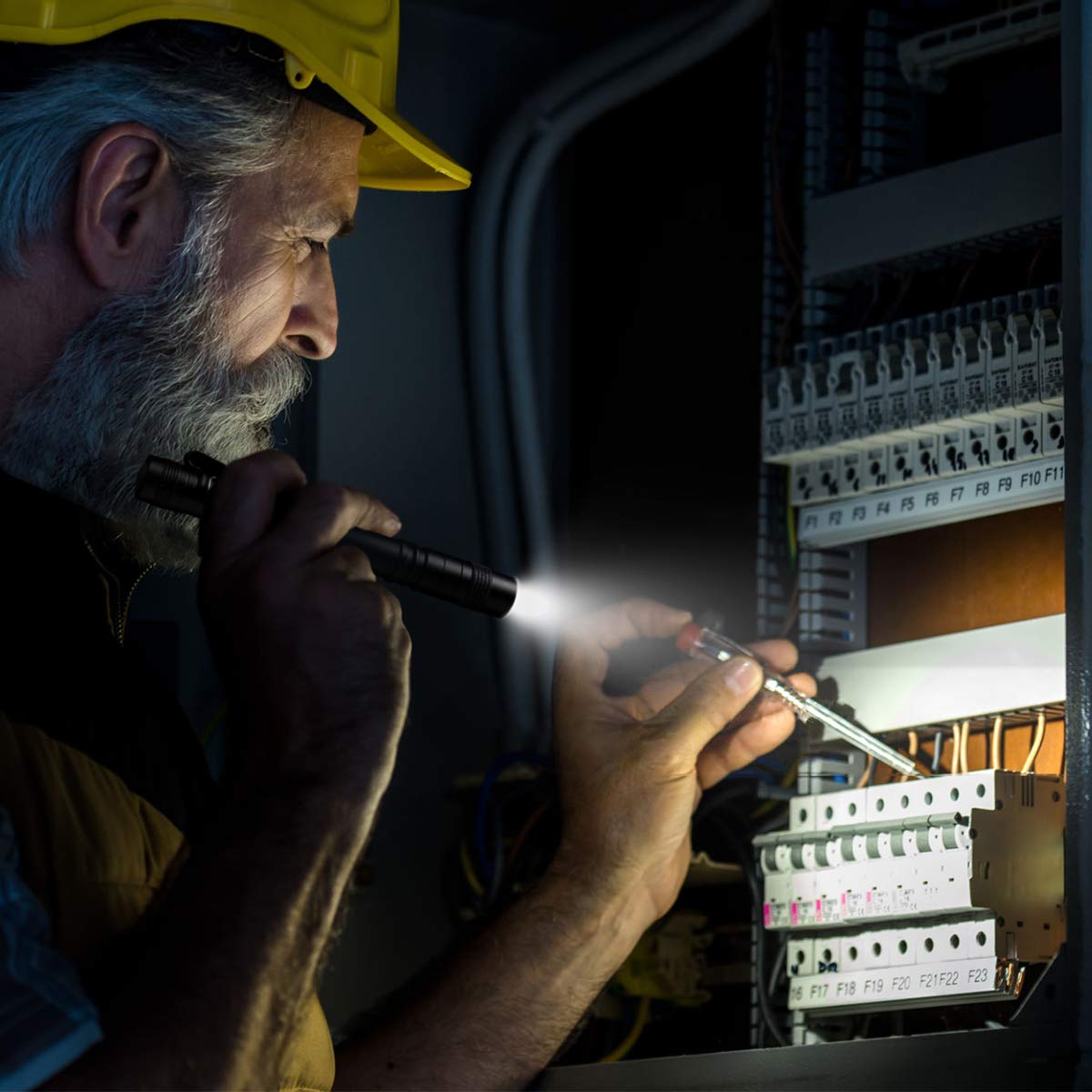 LE LED Pen Flashlights, Lightweight, Mini, Waterproof Pocket Flashlight with Clip, 2 Pack Small Flashlights for Inspection, Work, Emergency - Image 7