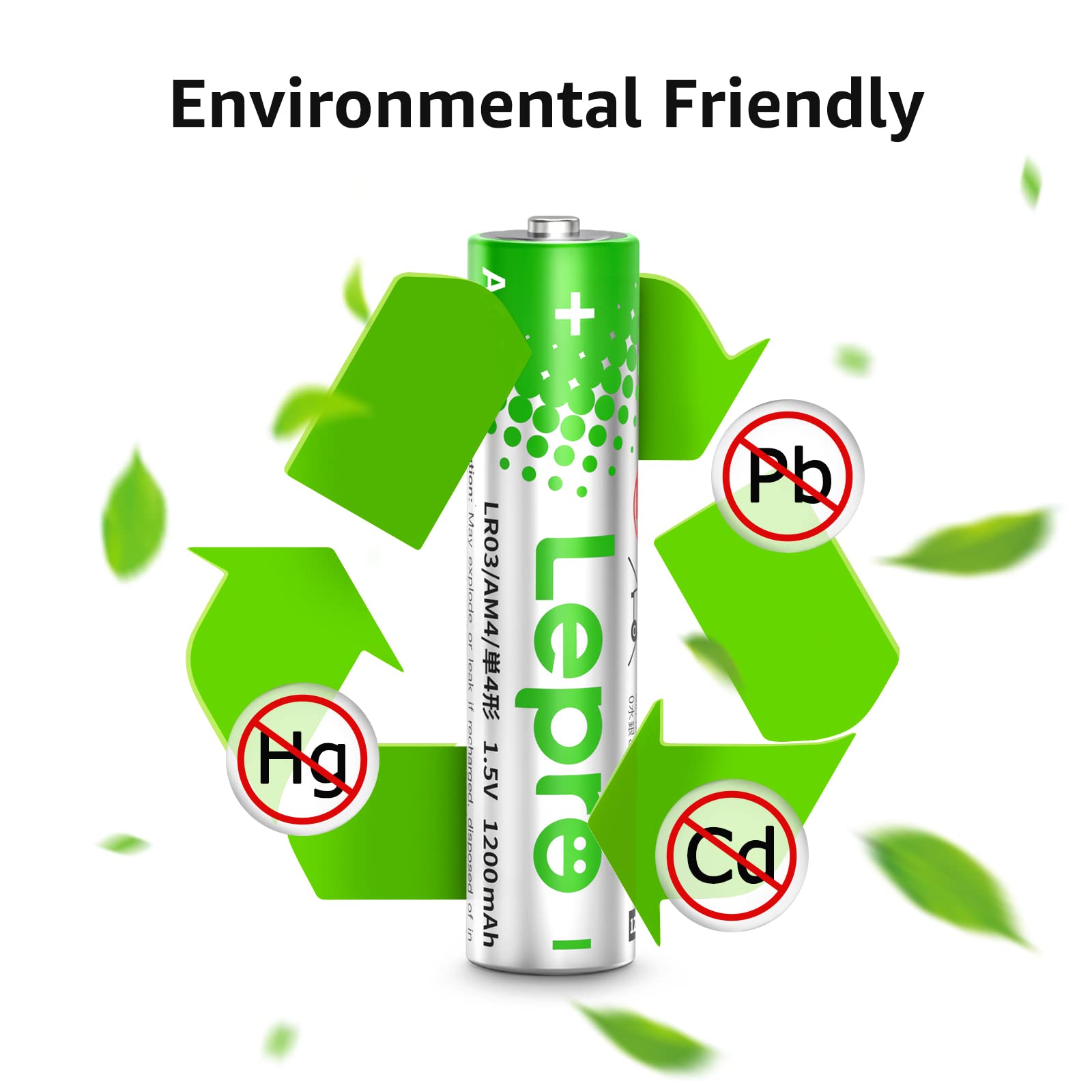 Lepro AAA Batteries 24 Pack, Triple A Batteries with Ultra Long-Lasting Power – High Performance,1.5V Leak-Proof, Corrosion-Resistant Alkaline AAA Batteries, Ideal for Home & Office Devices - Image 6