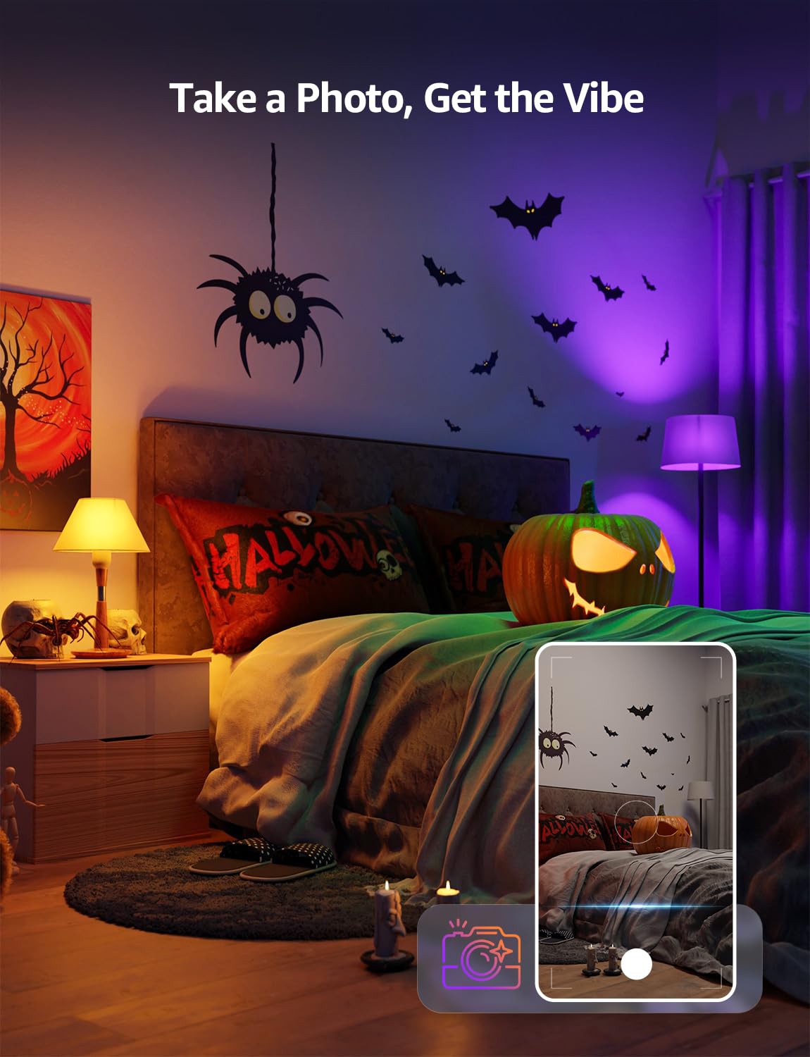 Lepro B2 AI Smart Light Bulbs - 1100LM WiFi & Bluetooth RGBWW Color Changing LED Bulb, Works with Alexa & Google Assistant, Personalized Al Lighting Designer, AI Voice Control, 2.4GHz Only, 2 Pack - Image 3