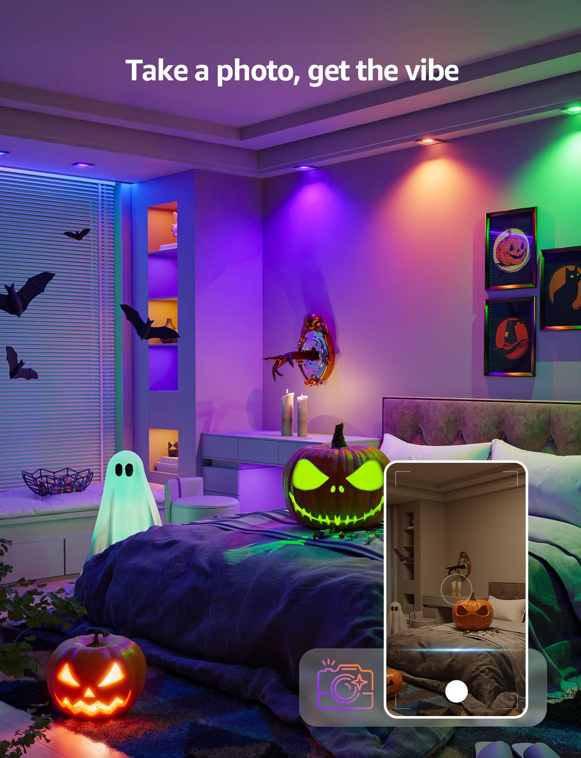 Lepro BG1 AI GU10 Smart Bulb - RGBCW Dimmable Color Changing LED Bulbs Works with Alexa & Google Assistant, Personalized Al Lighting Designer, Voice Control via App, Music Sync, 2.4G WiFi Only, 4 Pack - Image 5