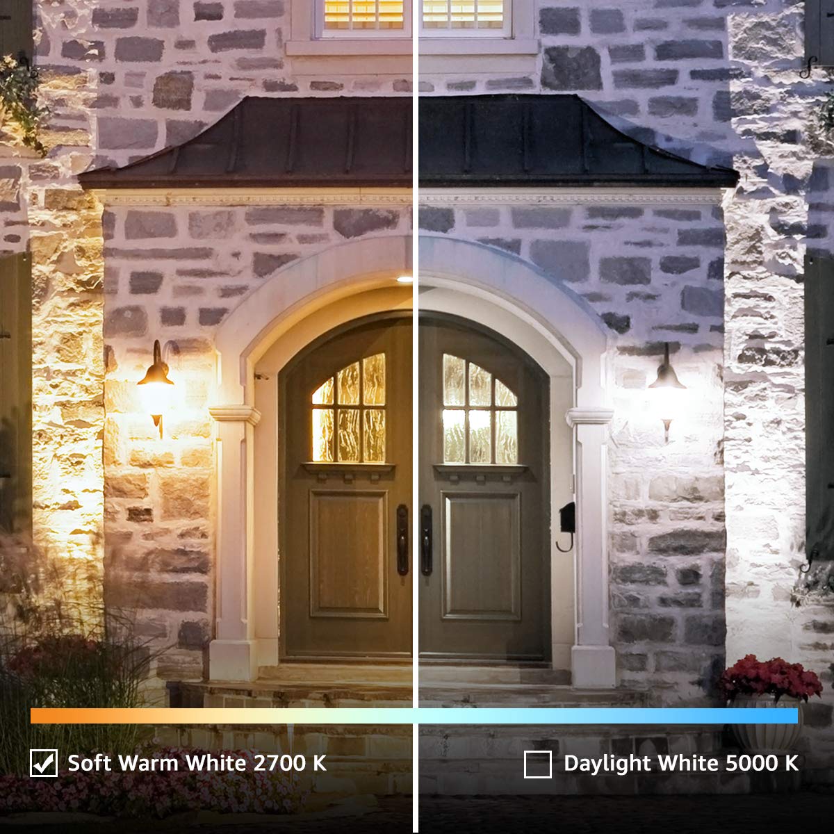 Lepro Dusk to Dawn Light Bulbs Outdoor Lighting, Auto On/Off, Light Sensor LED Bulbs, 60 Watt Equivalent, Non-Dimmable, A19 E26 Medium Screw Base, 9W 806 Lumens, Soft White, Pack of 2 - Image 4