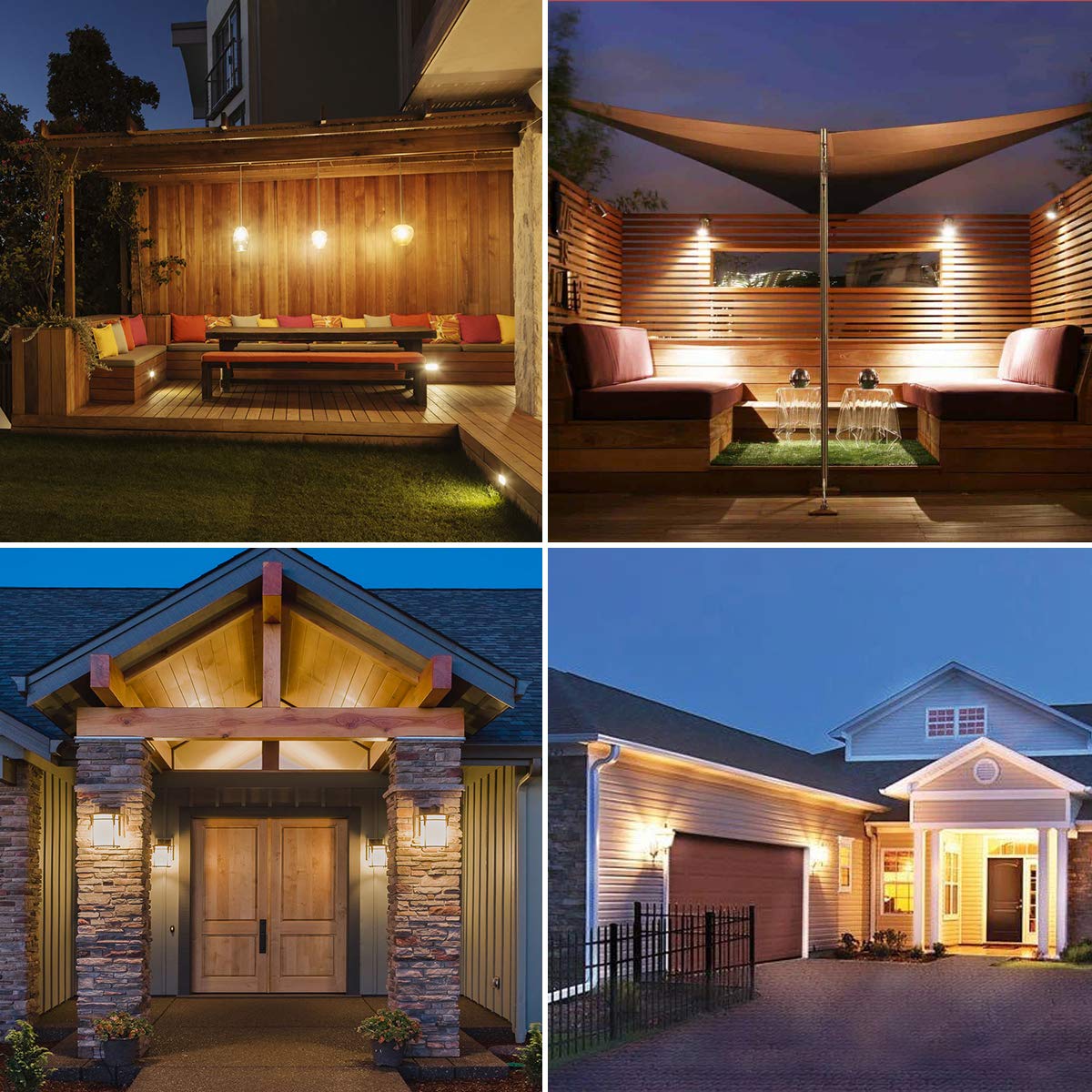 Lepro Dusk to Dawn Light Bulbs Outdoor Lighting, Auto On/Off, Light Sensor LED Bulbs, 60 Watt Equivalent, Non-Dimmable, A19 E26 Medium Screw Base, 9W 806 Lumens, Soft White, Pack of 2 - Image 6