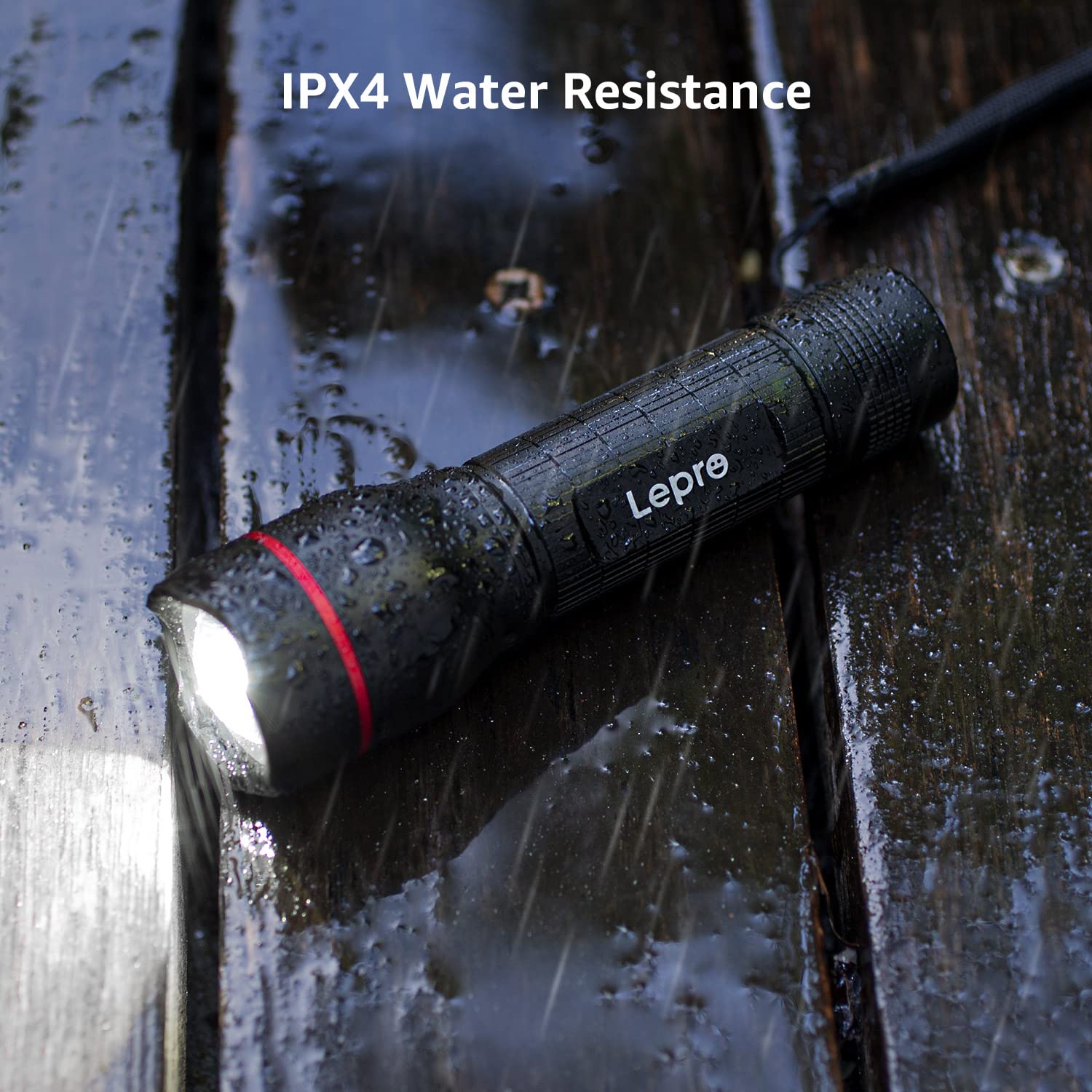 Lepro LED Flashlights LE2000 High Lumen, 5 Lighting Modes, Zoomable, Waterproof, Pocket Size Flashlight for Outdoor, Emergency, Camping Gear, Powered by AAA Battery, 2 Pack - Image 7