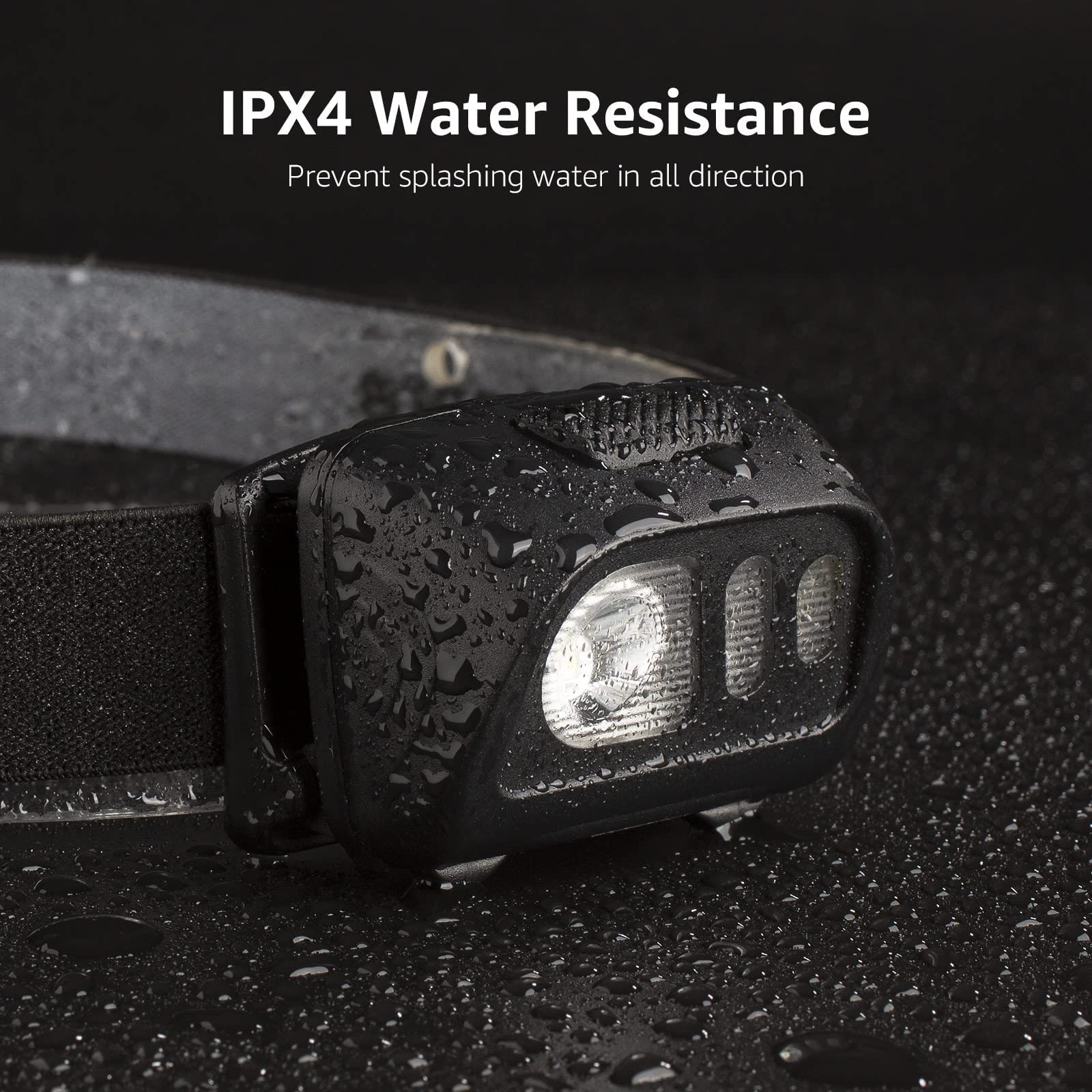 Lepro LED Headlamp Flashlights, 1500Lux Head Lamp with 6 Lighting Modes and Red Light, IPX4 Waterproof Headlamp for Camping Hiking Backpacking Fishing, Adjustable Headband Suit for Adults Kids 2 Pack - Image 5